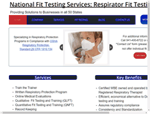 Tablet Screenshot of nationalfittestservices.com